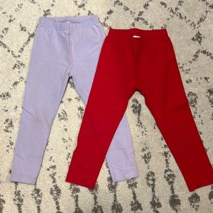 Hanna Andersson leggings set of 2 4T